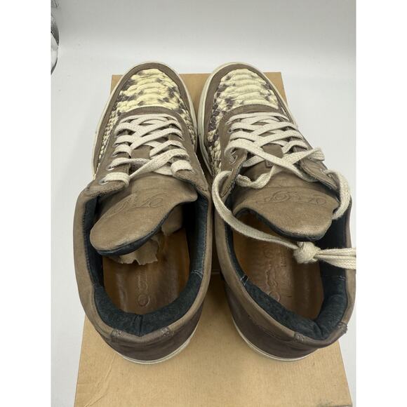 US 7 Filling Pieces Python All Nubuck Heel Hand Made In Portugal Retail $400￼ main image 8
